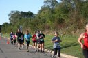 Looking strong & having fun, 2..5 miles into race on University/Schwaeger Dr