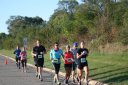 Looking strong & having fun, 2..5 miles into race on University/Schwaeger Dr