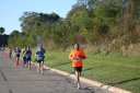 Looking strong & having fun, 2..5 miles into race on University/Schwaeger Dr