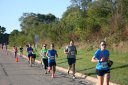 Looking strong & having fun, 2..5 miles into race on University/Schwaeger Dr