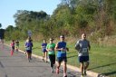 Looking strong 2.5 miles into race on University/Schwaeger Dr