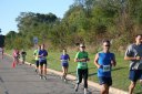 Looking strong 2.5 miles into race on University/Schwaeger Dr