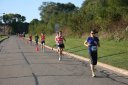 Looking strong & having fun, 2..5 miles into race on University/Schwaeger Dr