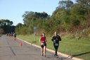 Looking strong & having fun, 2..5 miles into race on University/Schwaeger Dr