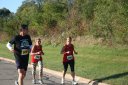 Looking strong & having fun, 2.5 miles into race on University/Schwaeger Dr