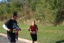 Looking strong & having fun, 2.5 miles into race on University/Schwaeger Dr