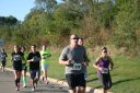 Looking strong & having fun, 2.5 miles into race on University/Schwaeger Dr