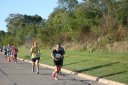 Looking strong & having fun, 2.5 miles into race on University/Schwaeger Dr