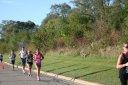 Looking strong & having fun, 2.5 miles into race on University/Schwaeger Dr