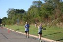 Looking strong & having fun, 2.5 miles into race on University/Schwaeger Dr