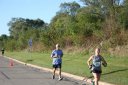 Looking strong & having fun, 2.5 miles into race on University/Schwaeger Dr