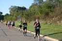 Looking strong & having fun, 2.5 miles into race on University/Schwaeger Dr