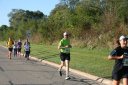 Looking strong & having fun, 2.5 miles into race on University/Schwaeger Dr