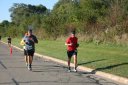 Looking strong & having fun, 2.5 miles into race on University/Schwaeger Dr