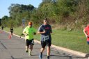 Looking strong & having fun, 2.5 miles into race on University/Schwaeger Dr