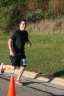 Looking strong & having fun, 2..5 miles into race on University/Schwaeger Dr