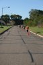 Looking strong & having fun, 2..5 miles into race on University/Schwaeger Dr