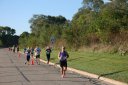 Looking strong & having fun, 2..5 miles into race on University/Schwaeger Dr