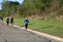 Looking strong & having fun, 2.5 miles into race on University/Schwaeger Dr