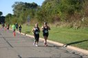 Looking strong & having fun, 2.5 miles into race on University/Schwaeger Dr