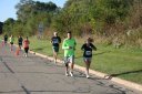 Looking strong & having fun, 2.5 miles into race on University/Schwaeger Dr