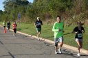 Looking strong & having fun, 2.5 miles into race on University/Schwaeger Dr