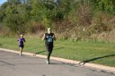 Looking strong & having fun, 2.5 miles into race on University/Schwaeger Dr