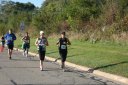 Looking strong & having fun, 2.5 miles into race on University/Schwaeger Dr