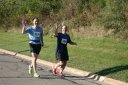 Looking strong & having fun, 2.5 miles into race on University/Schwaeger Dr