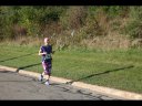 Looking strong & having fun, 2.5 miles into race on University/Schwaeger Dr