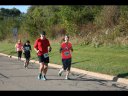 Looking strong & having fun, 2.5 miles into race on University/Schwaeger Dr