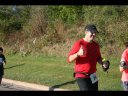 Looking strong & having fun, 2.5 miles into race on University/Schwaeger Dr