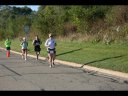 Looking strong & having fun, 2.5 miles into race on University/Schwaeger Dr