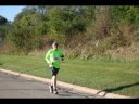 Looking strong & having fun, 2.5 miles into race on University/Schwaeger Dr