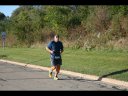 Looking strong & having fun, 2.5 miles into race on University/Schwaeger Dr