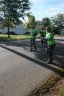 Approaching Aid Station at Mile 10