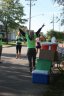 Approaching Aid Station at Mile 10