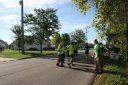 Approaching Aid Station at Mile 10