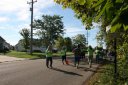Approaching Aid Station at Mile 10