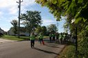 Approaching Aid Station at Mile 10