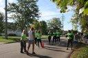 Approaching Aid Station at Mile 10