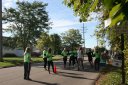 Approaching Aid Station at Mile 10
