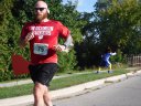 About 9 1/2 miles into race on Wisconsin St