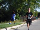 About 9 1/2 miles into race on Wisconsin St