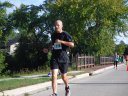 About 9 1/2 miles into race on Wisconsin St
