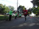 Finishing Strong Mile 12 just behind lead pack