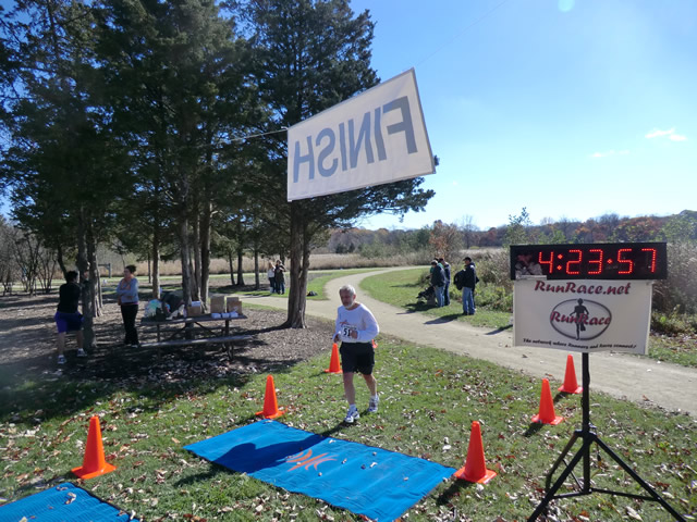 Finish Area of the 2012 DPR Trail Races : Saturday October 20, 2012