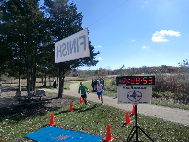 Finish Area of the 2012 DPR Trail Races : Saturday October 20, 2012