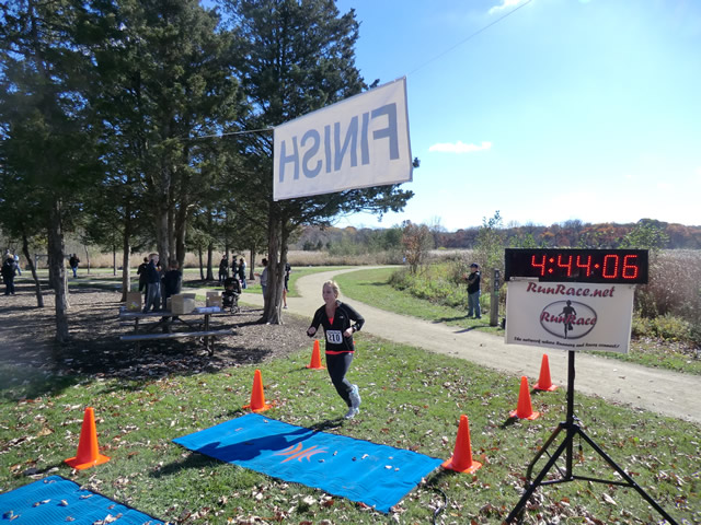 Finish Area of the 2012 DPR Trail Races : Saturday October 20, 2012
