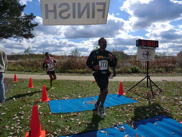 Finish Area of the 2012 DPR Trail Races : Saturday October 20, 2012